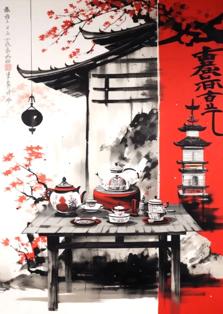 Affiche Japonaise pour Cuisine et Restaurant