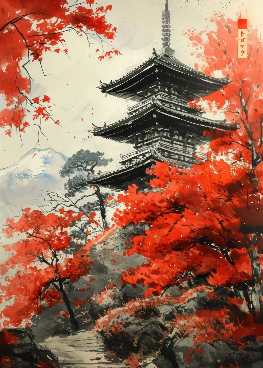 Affiche Japonaise sur Toile - Image 7