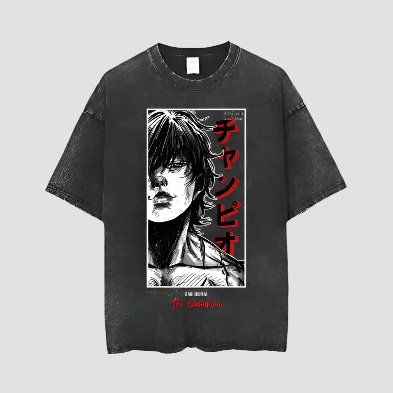T-shirt Japonais Délavé - Image 2