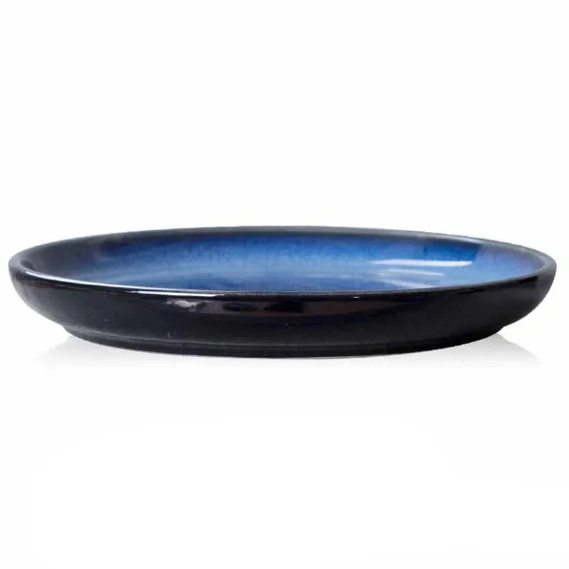 Assiette japonaise bleue - Image 5