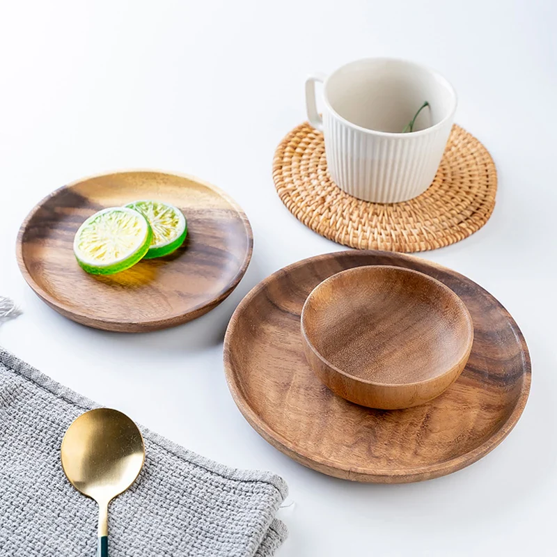 Assiette japonaise bois - Image 4