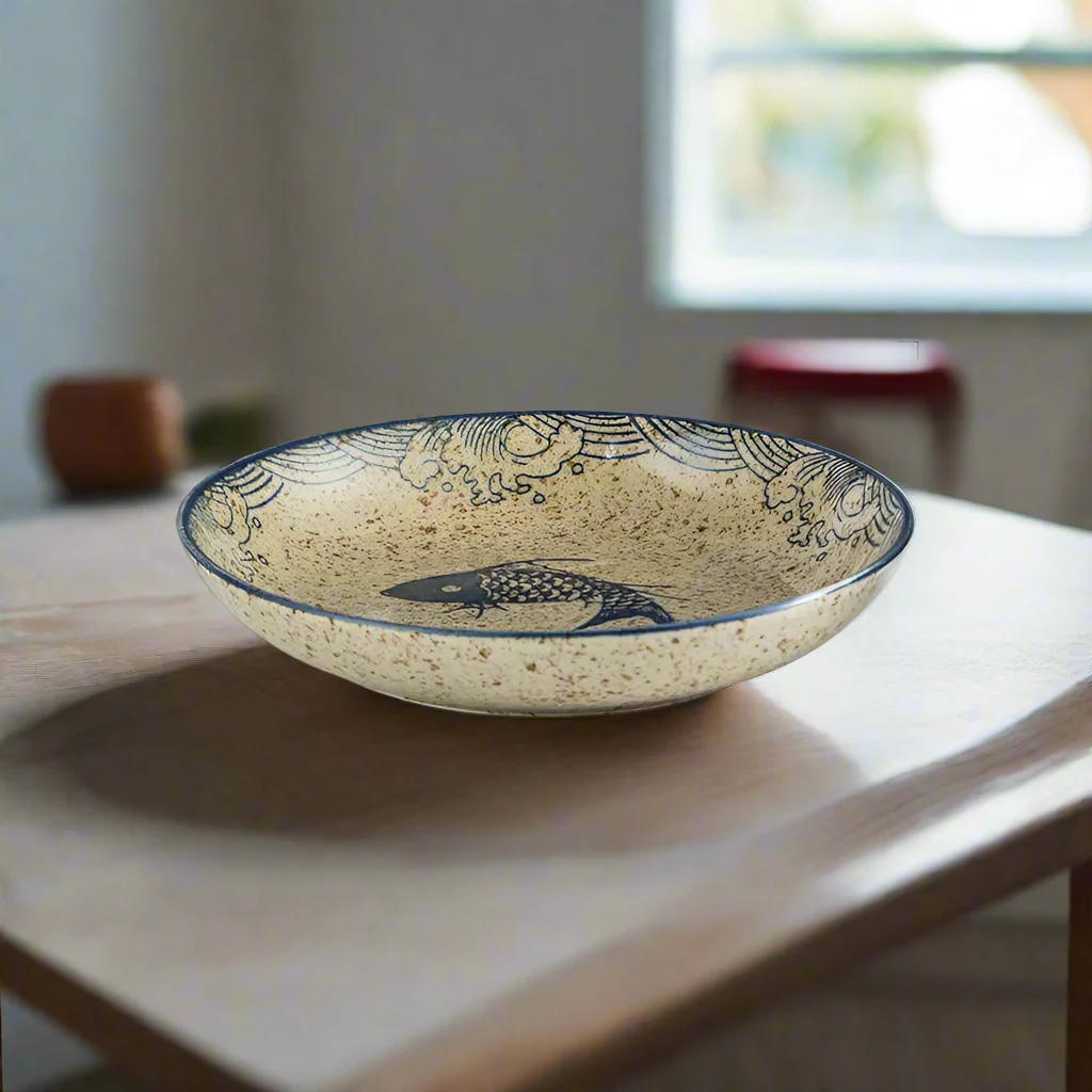 Assiette Japonaise Carpe Koi