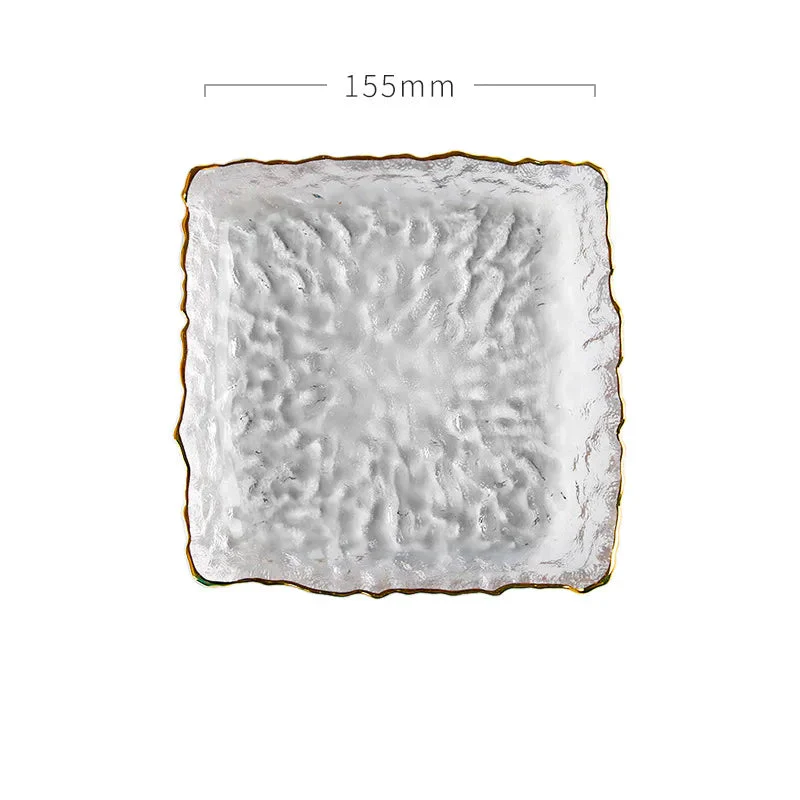 Assiette Japonaise Carrée Martelée - Image 2