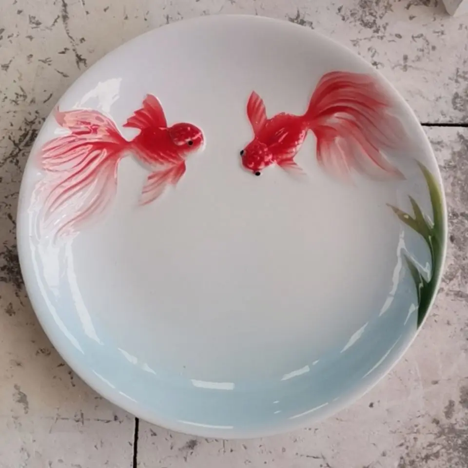 Assiette Japonaise Motif Poisson - Image 2