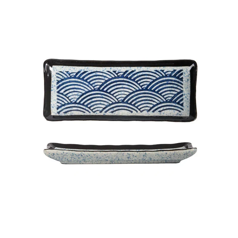 Assiette japonaise rectangulaire - Image 6