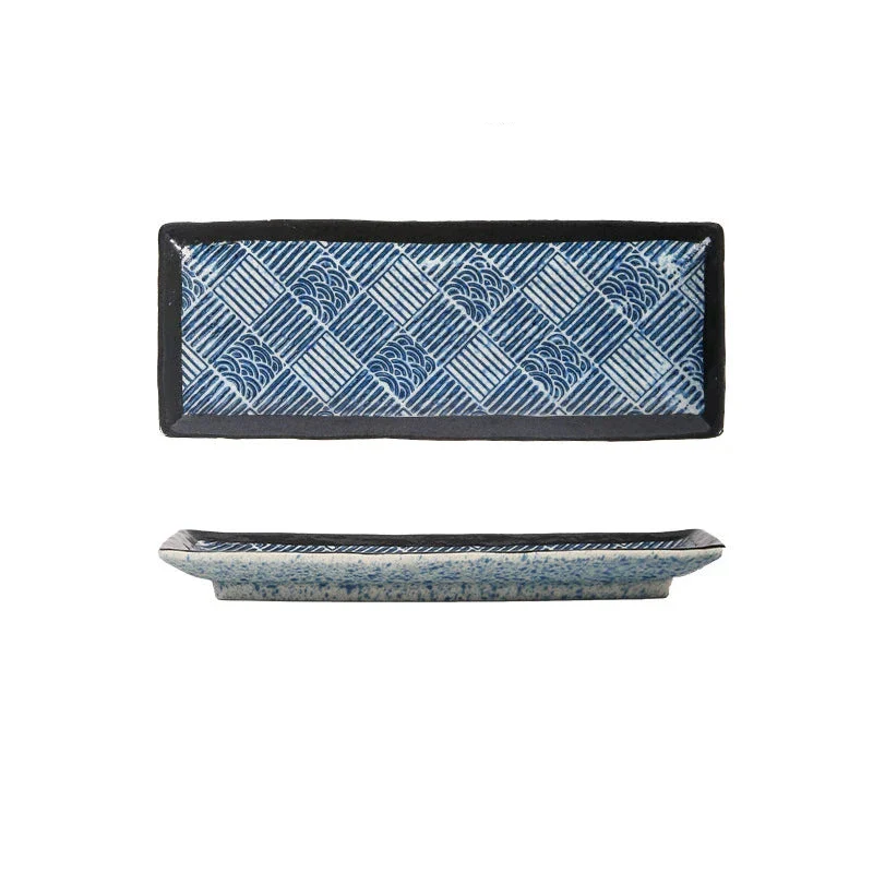 Assiette japonaise rectangulaire - Image 7