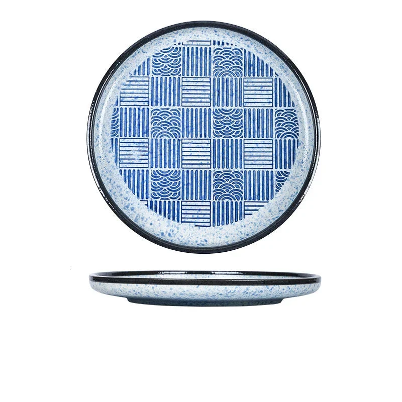 Assiette japonaise vague - Image 6