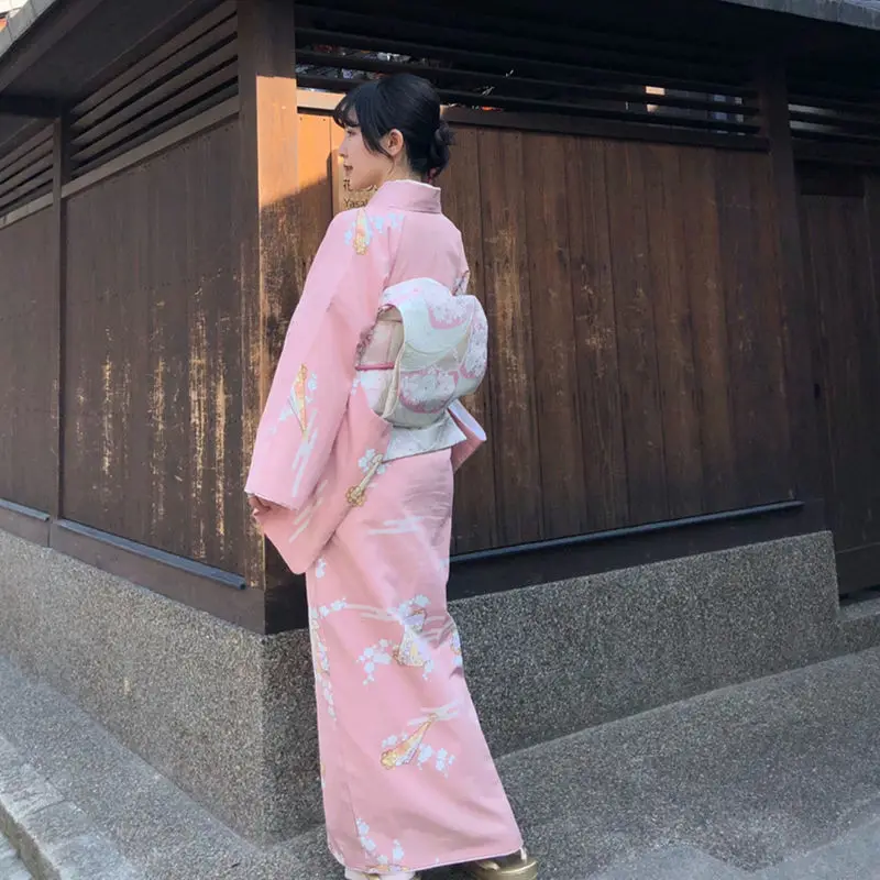 Authentique Kimono Femme Motifs Japonais - Image 3