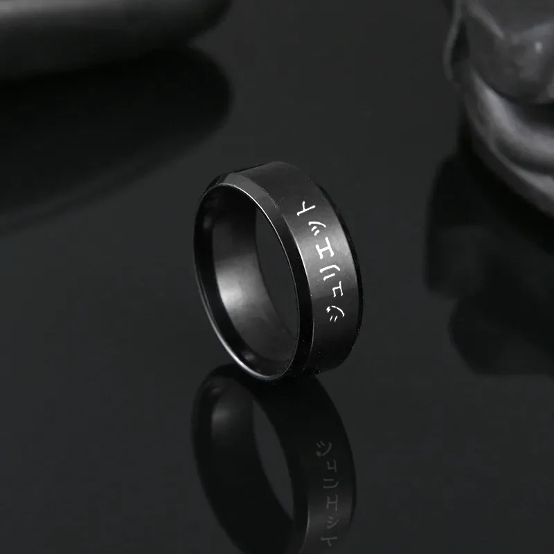 Bague Japonais personnalisée en acier - Image 35