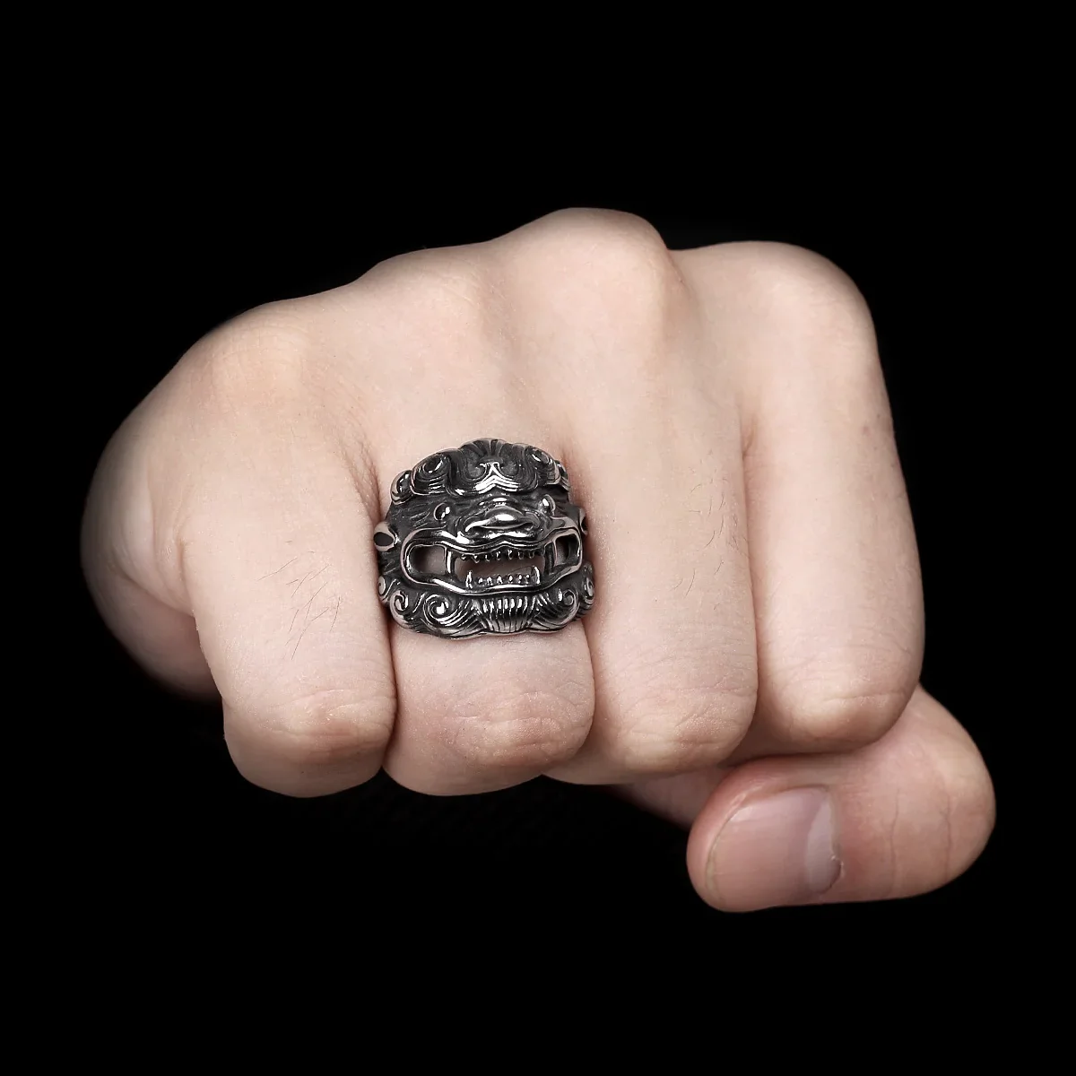 Bague japonaise Acier - Image 3