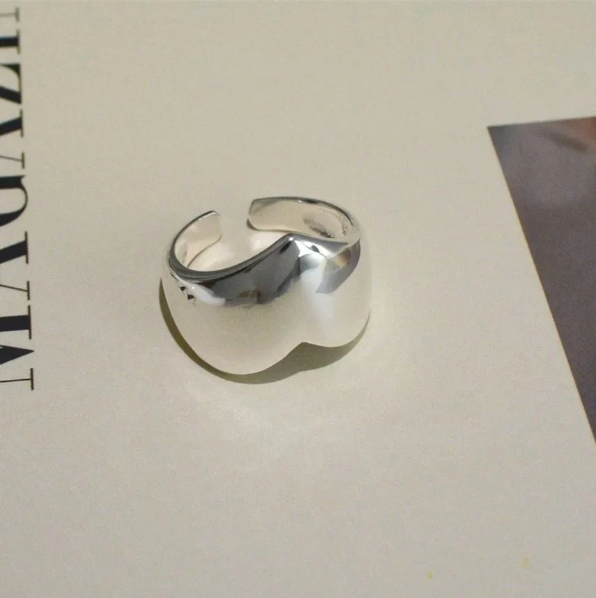 Bague Japonaise Cœur Originale en Argent