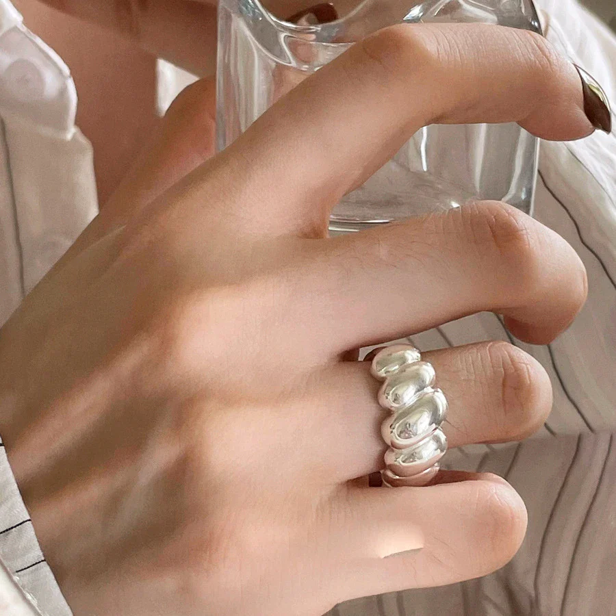 Bague Japonaise Élégante en Argent - Image 2