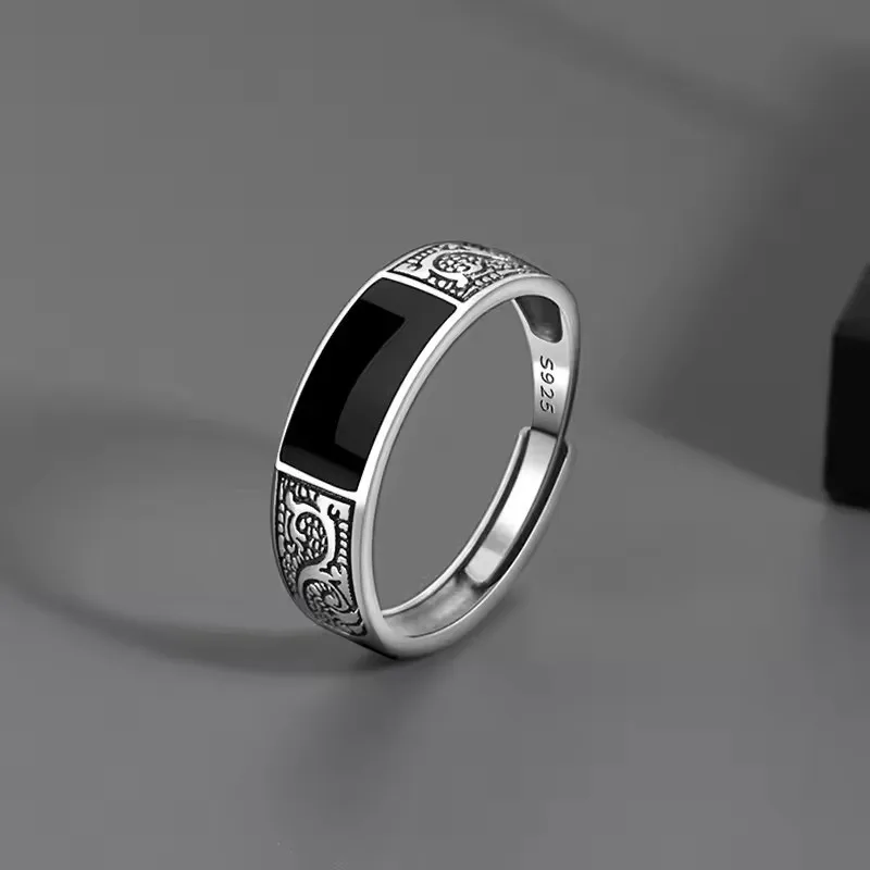 Bague Japonaise en Argent Sobre