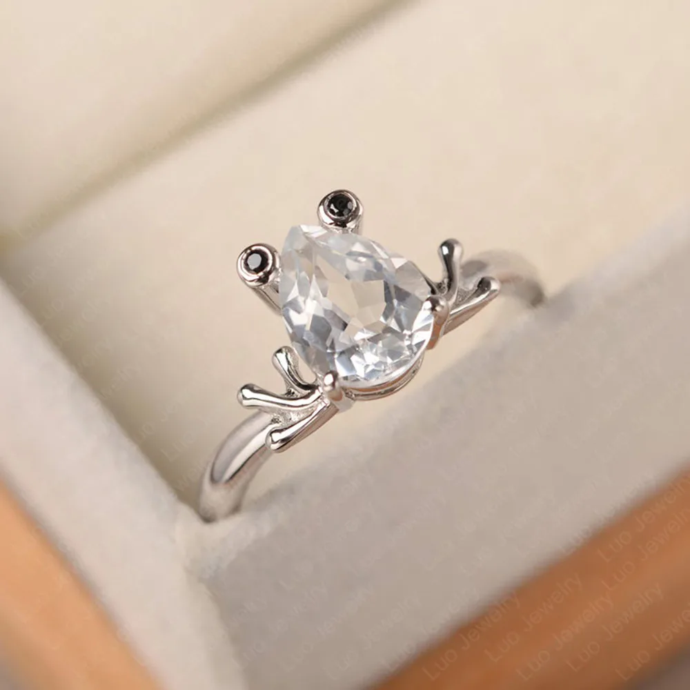 Bague Japonaise en Cristal Grenouille - Image 2