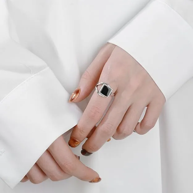 Bague Japonaise Épurée Ajustable - Image 4