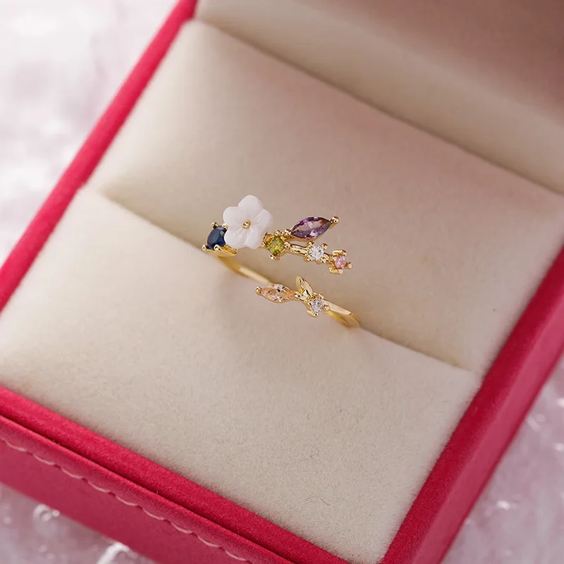 Bague Japonaise Fleur de cristal - Image 9