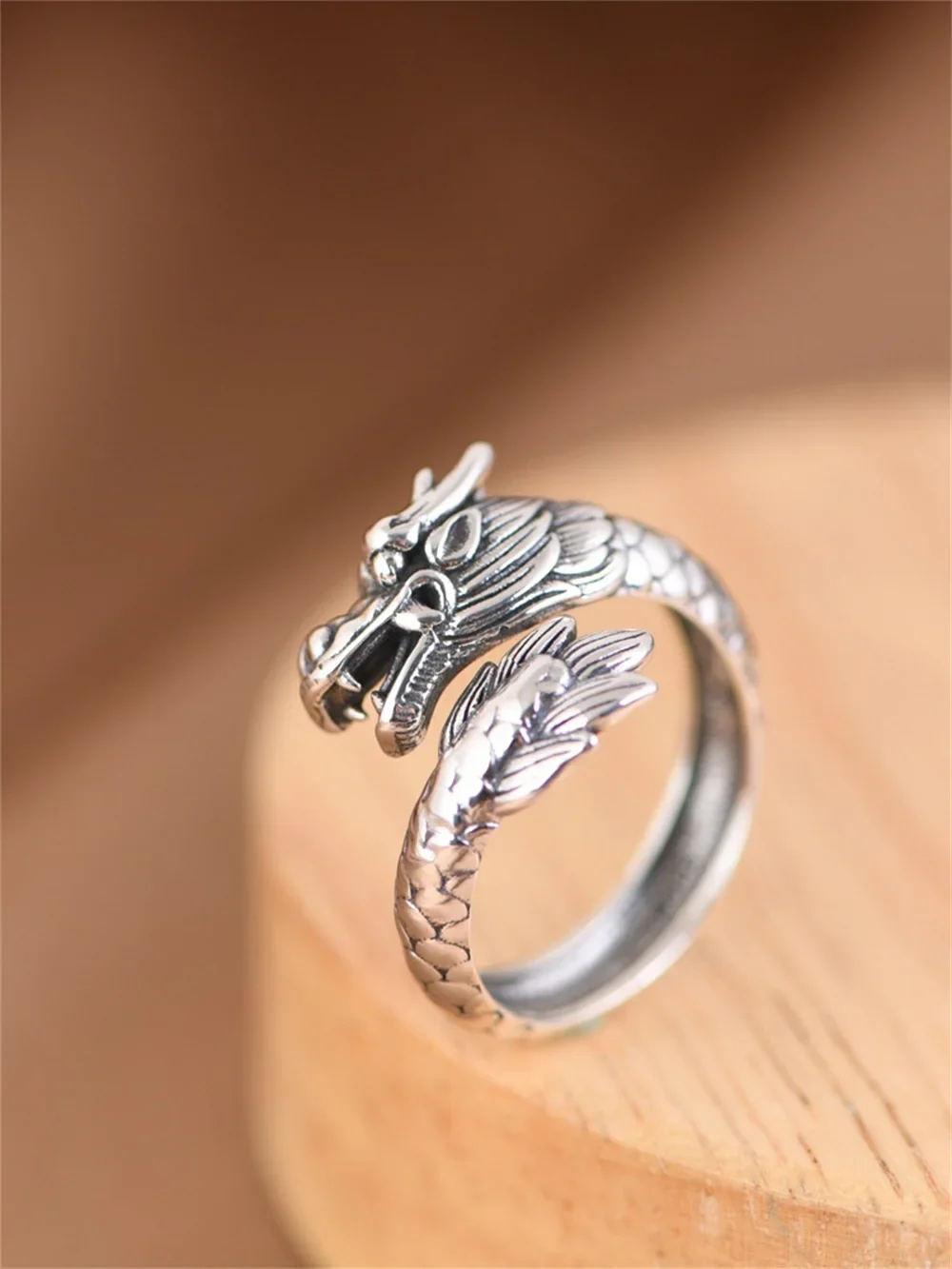 Bague Japonaise Motif Dragon - Image 3