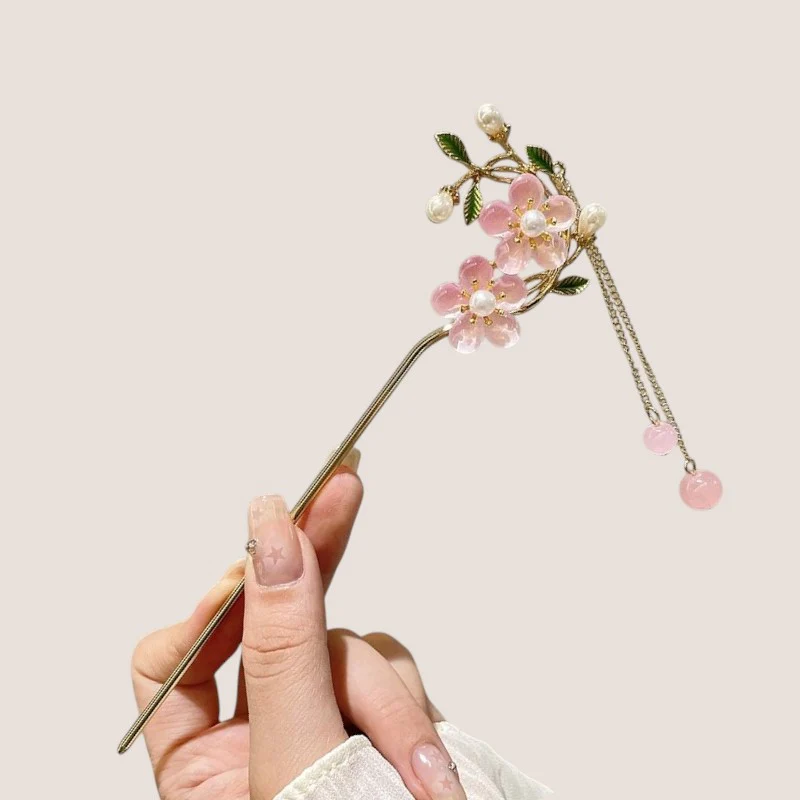 Baguette cheveux Fleurs Japonaise - Image 4