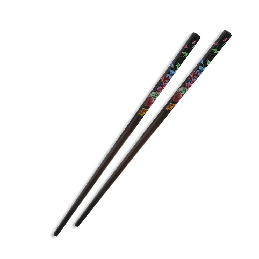 Baguette cheveux japonaise en bois naturel - Image 6