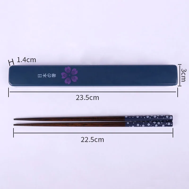 Baguette japonaise en bois avec coffret - Image 7