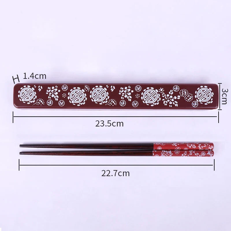 Baguette japonaise en bois avec coffret - Image 8