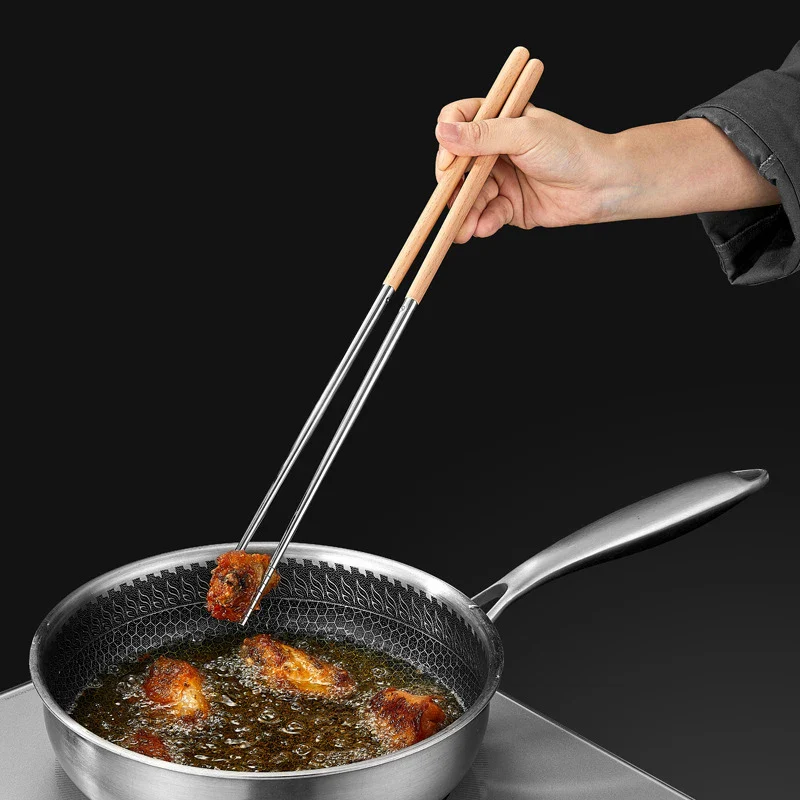 Baguettes de cuisine japonaises en inox - Image 2