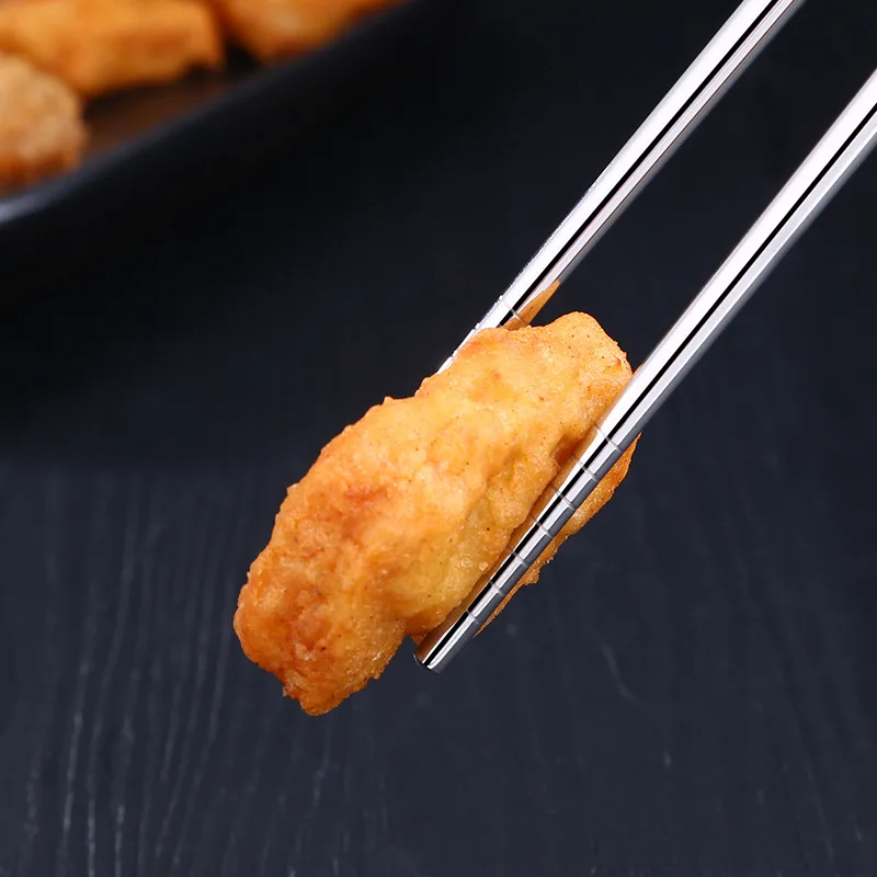 Baguettes japonaises longues inox - Image 2