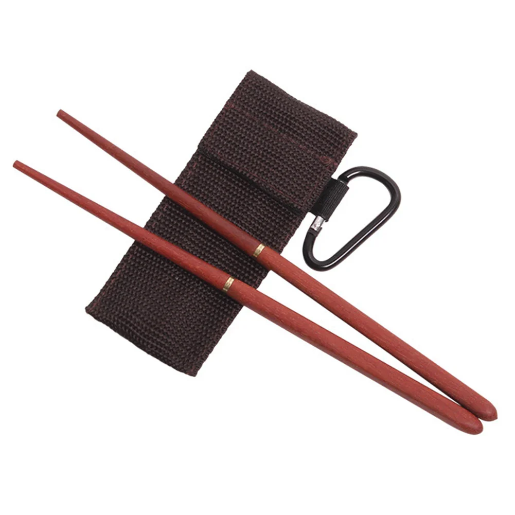 Baguettes japonaises pliables en acajou - Image 5