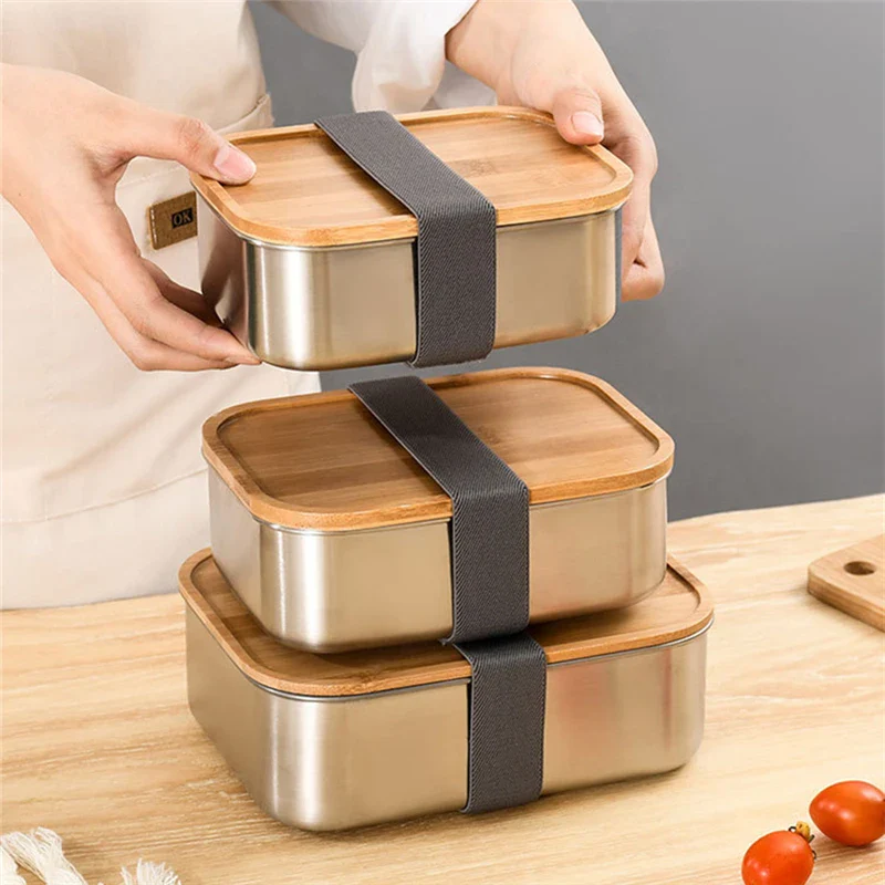 Boîte à déjeuner bento en acier inoxydable - Image 3