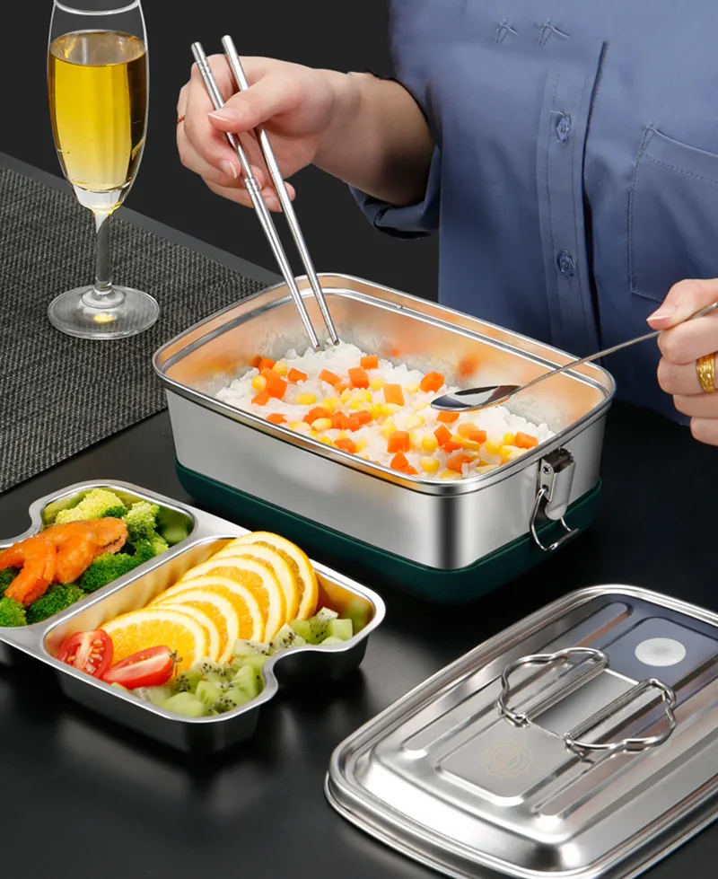 Boîte à lunch Bento en Acier Inoxydable - Image 6
