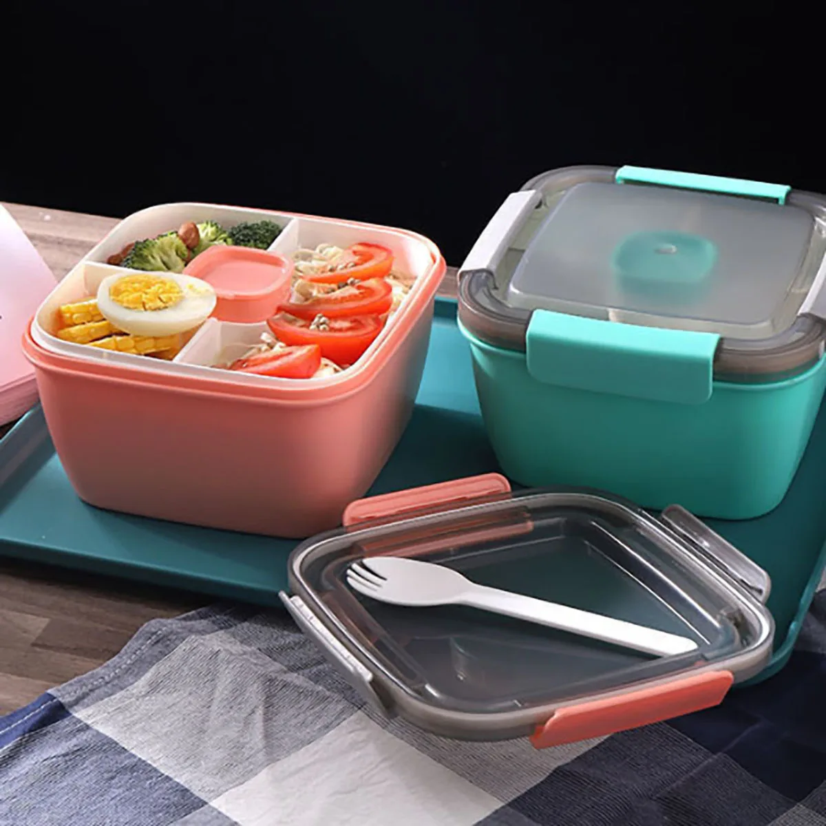 Boîte Bento à Double Couche