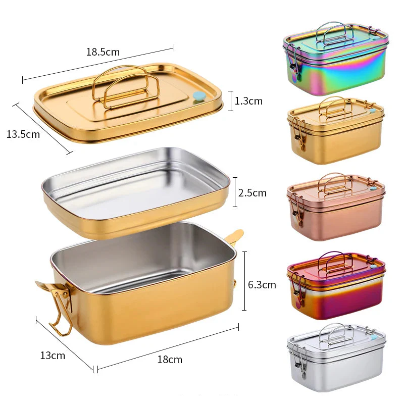 Boîte Bento Inox Coloré - Image 8