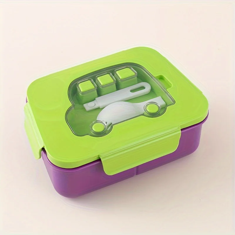 Boîte Bento Motif Voiture Enfant - Image 3