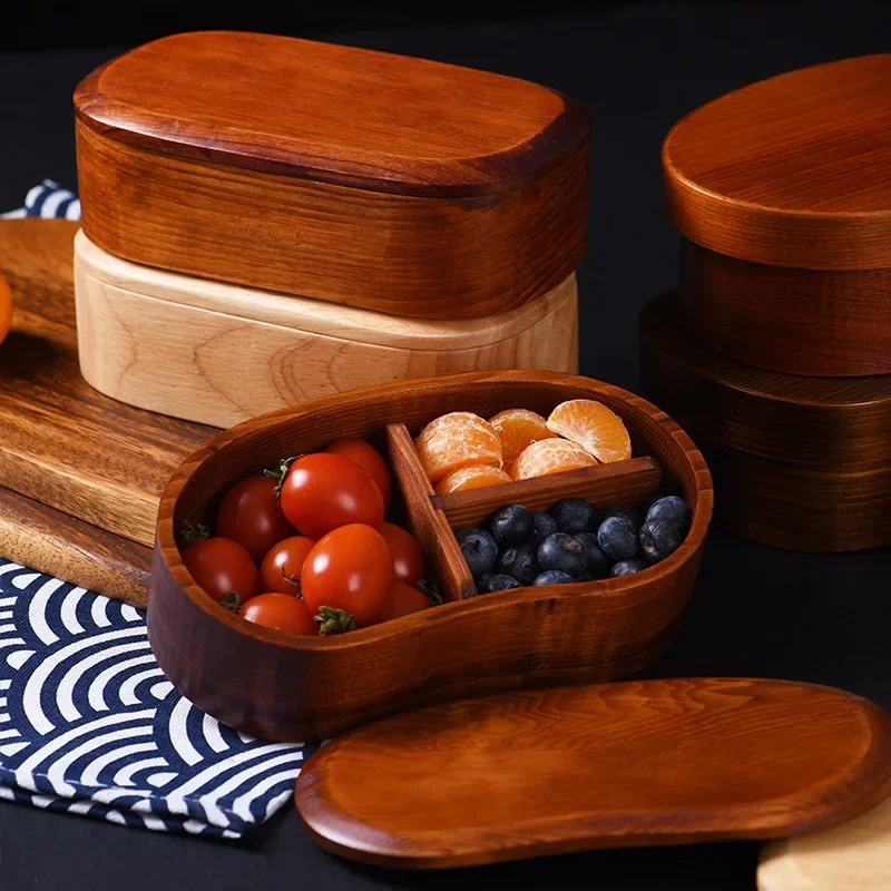 Boîte Bento Originale en Bois