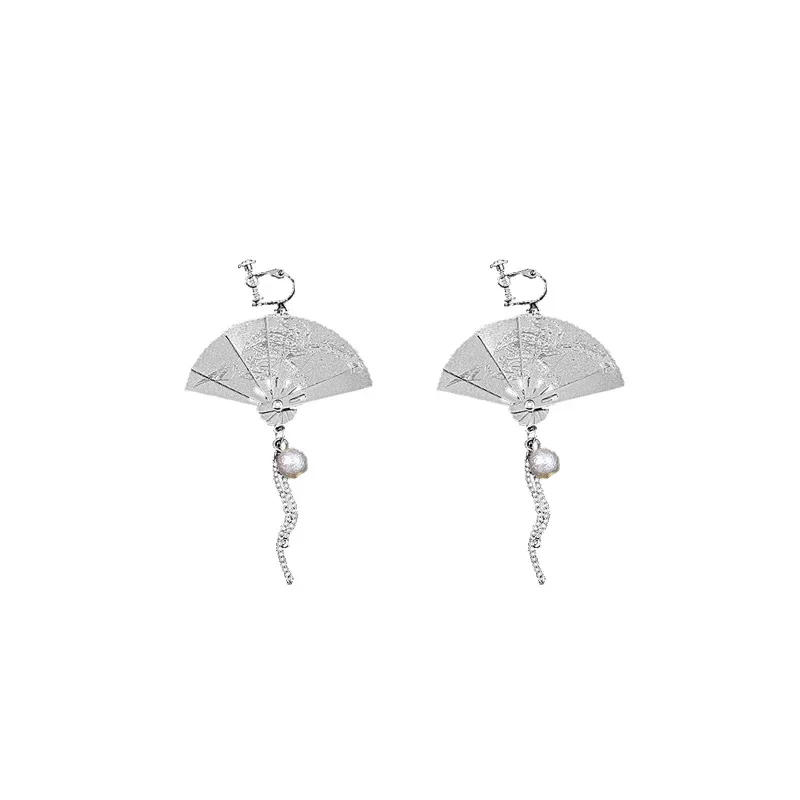 Boucle d'Oreille Japonaise Éventail - Image 7