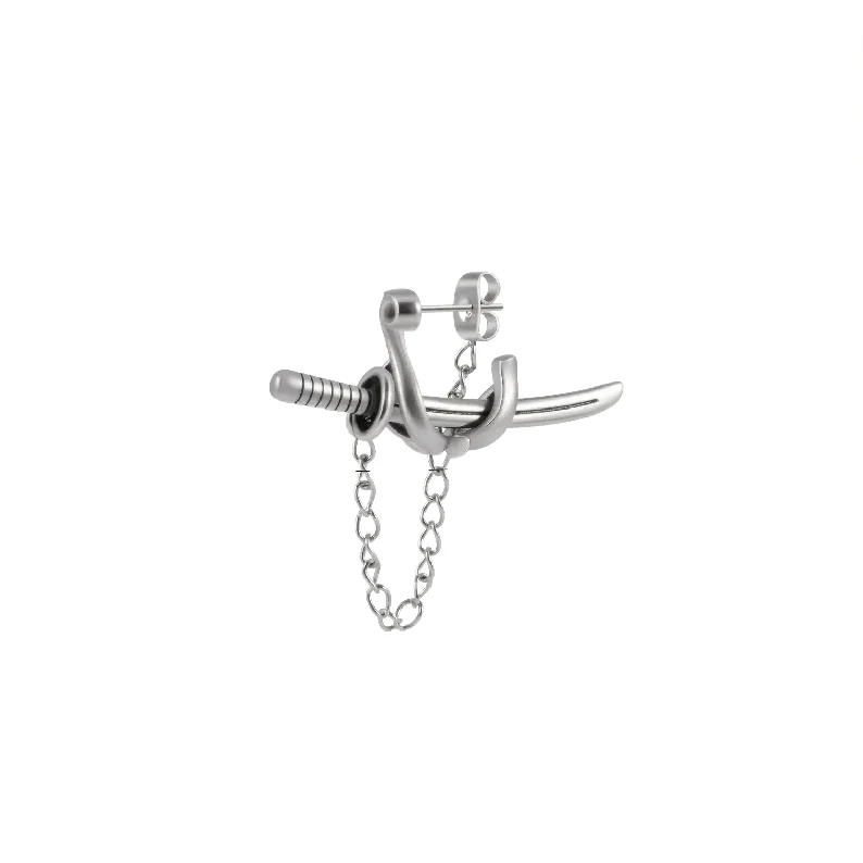 Boucle d'oreille japonaise homme - Image 7