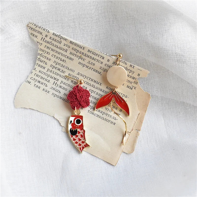 Boucle d'Oreille Japonaise Vintage - Image 3