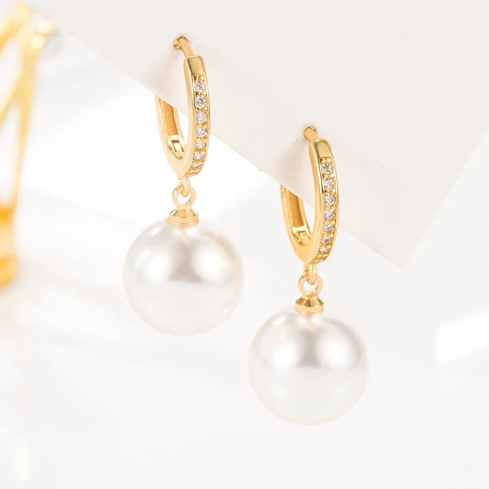 Boucle d'oreille perle japonaise - Image 9