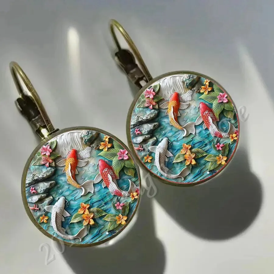 Boucles d’Oreilles Japonaise Classique Dôme - Image 12