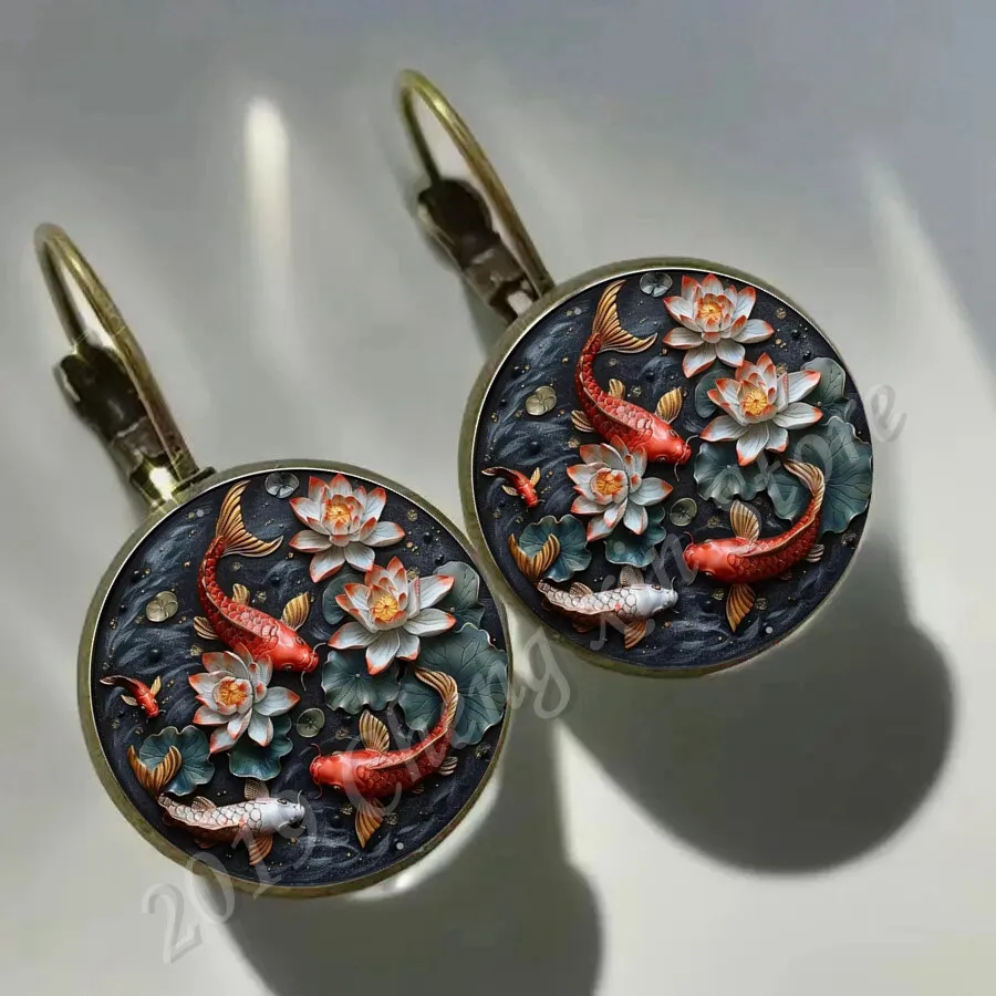 Boucles d’Oreilles Japonaise Classique Dôme - Image 5