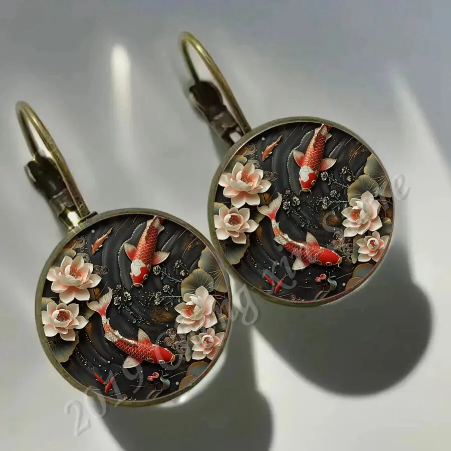 Boucles d’Oreilles Japonaise Classique Dôme - Image 7
