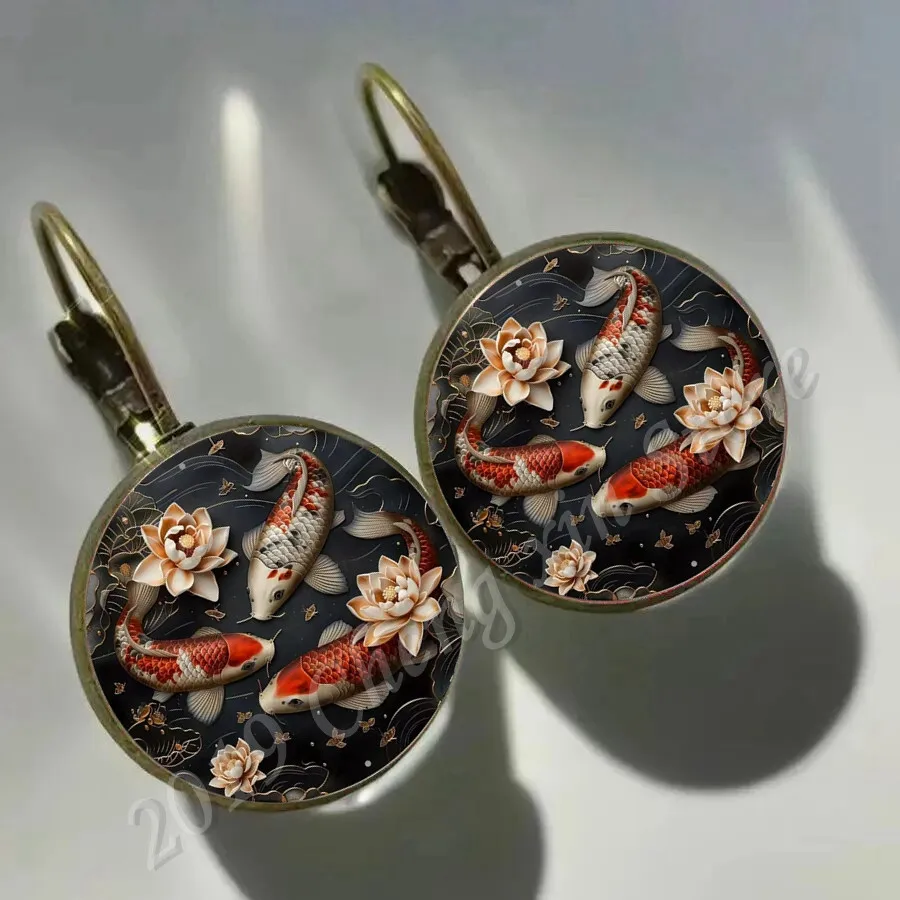 Boucles d’Oreilles Japonaise Classique Dôme - Image 8