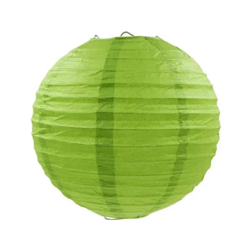 Boule Japonaise en Papier Verte - Image 2