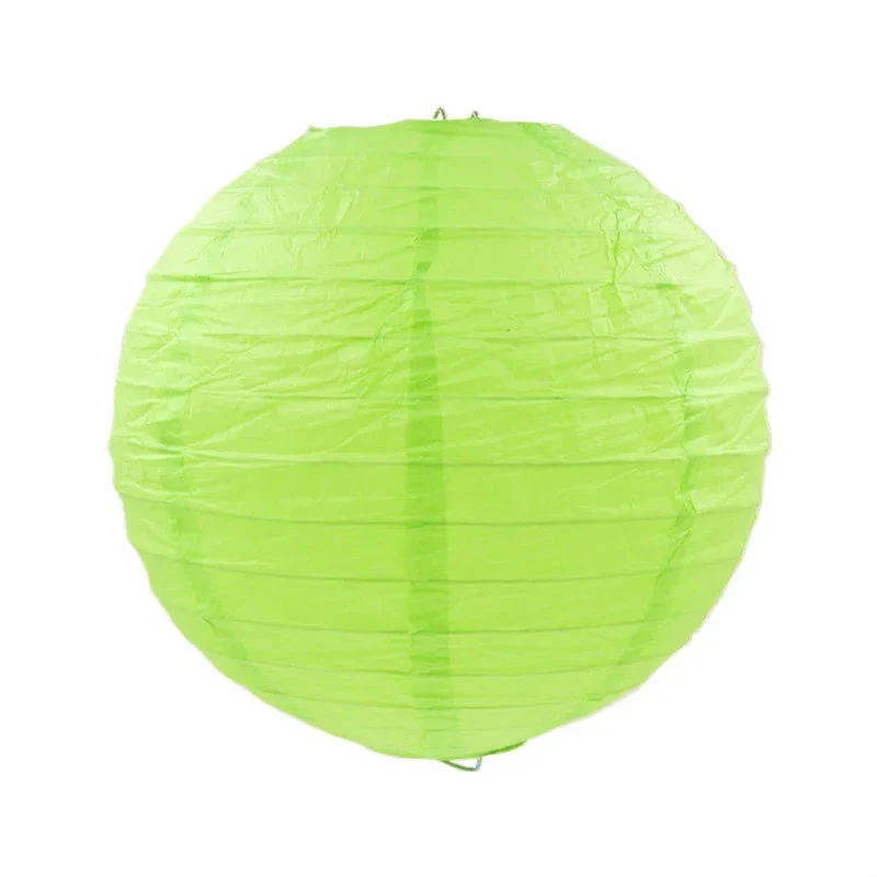Boule Japonaise en Papier Verte - Image 3