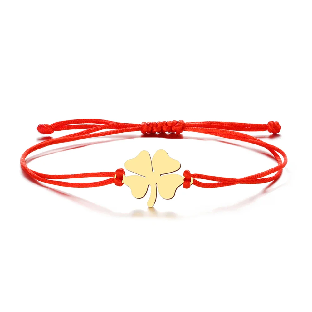 Bracelet japonais à breloque trèfle - Image 3