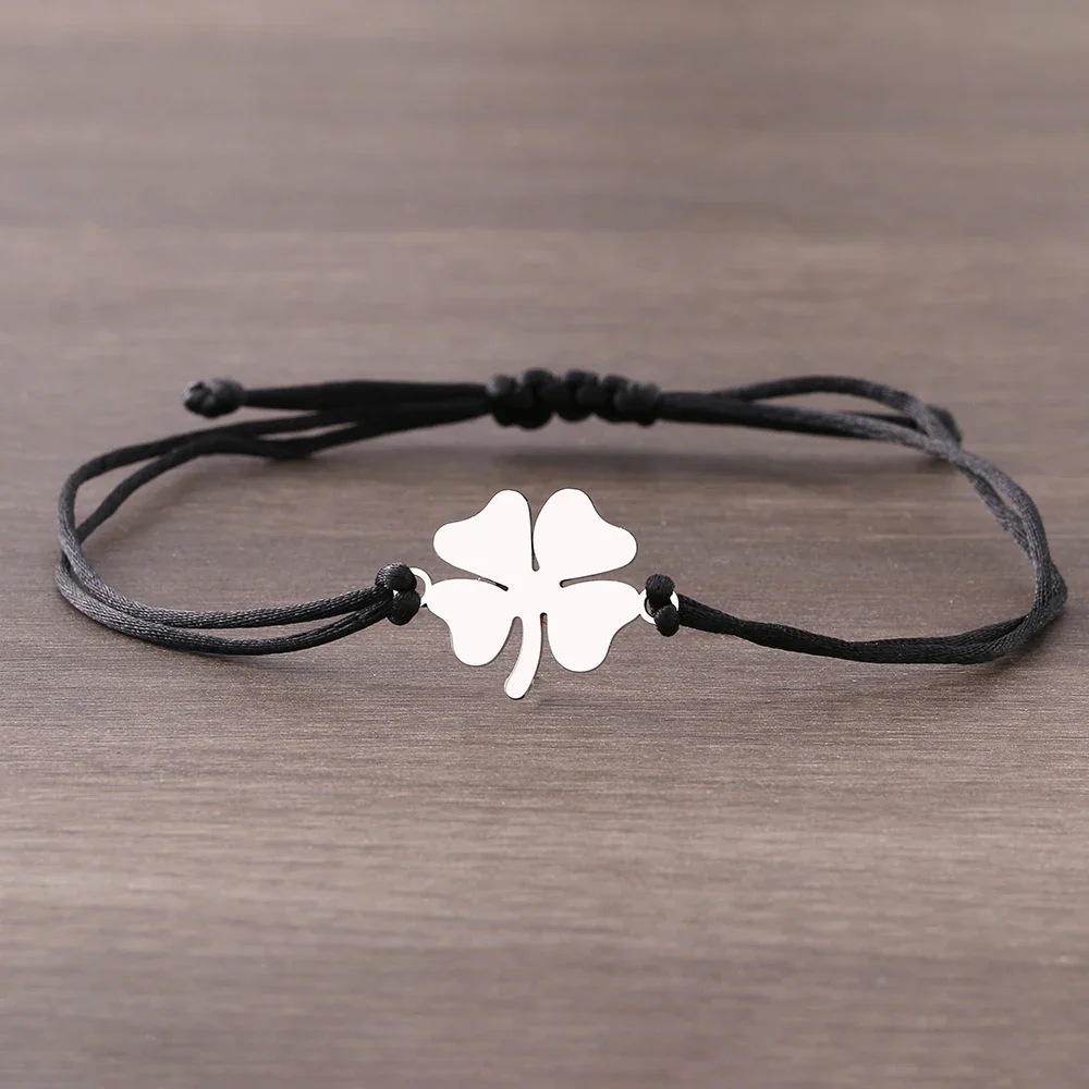 Bracelet japonais à breloque trèfle - Image 6