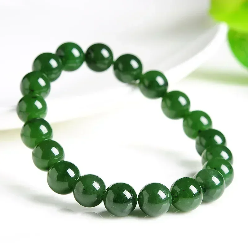 Bracelet Japonais en perles de Jade - Image 4