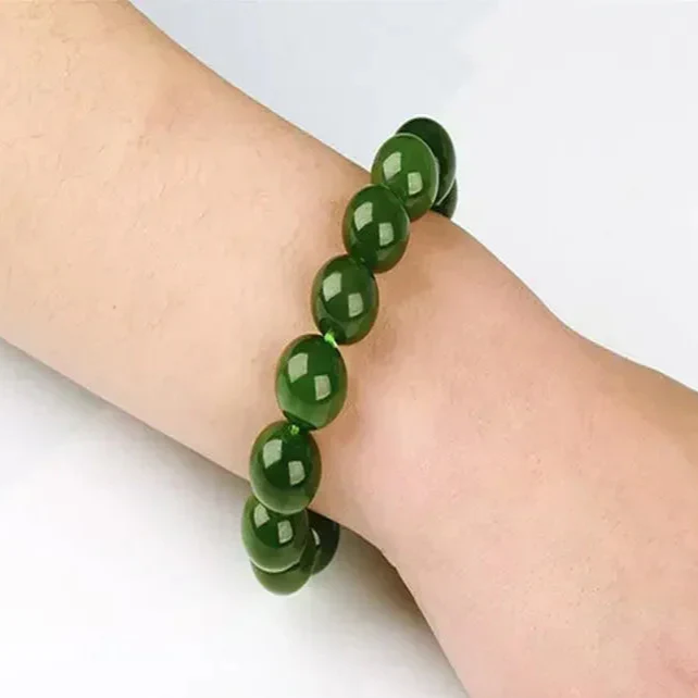 Bracelet Japonais en perles de Jade - Image 6