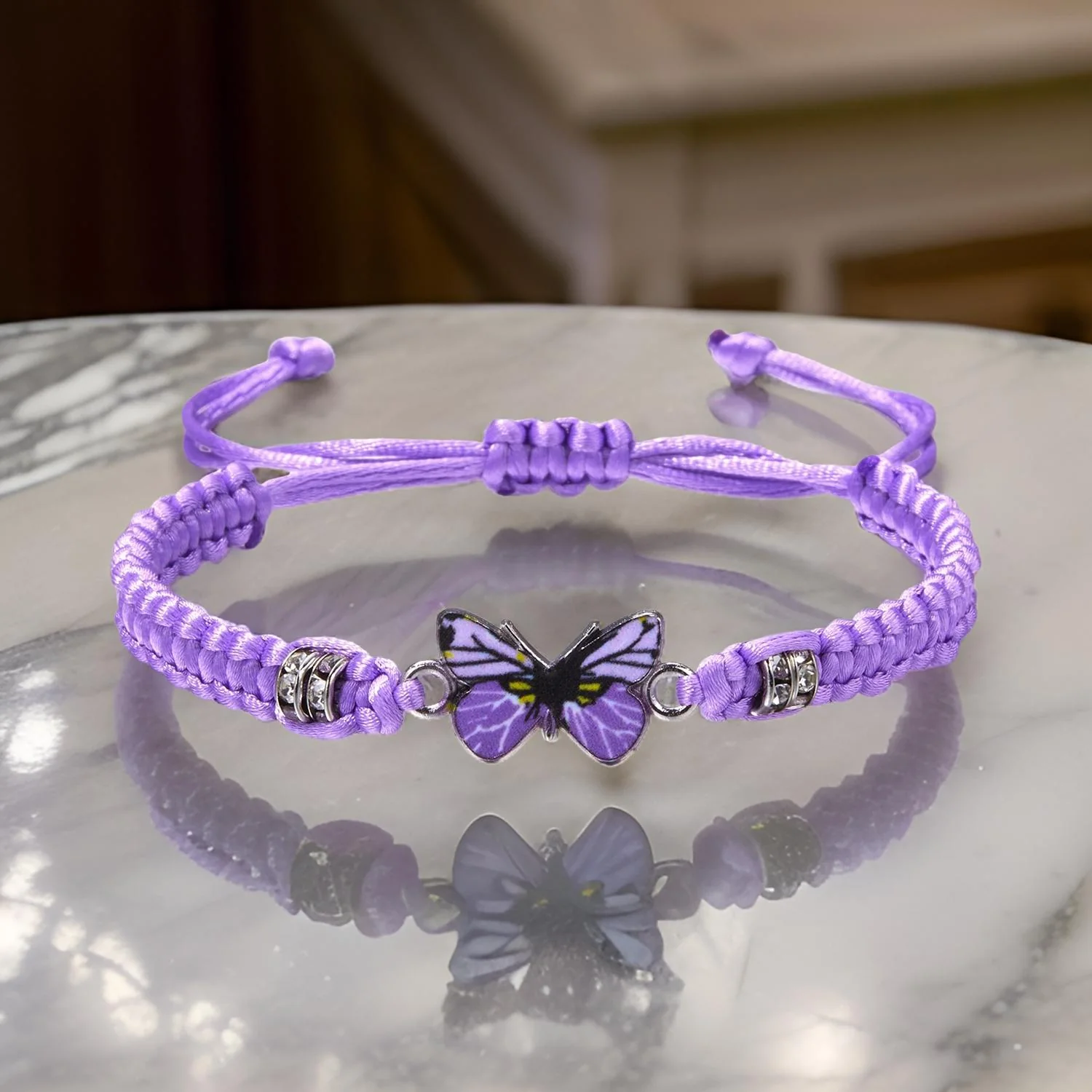 Bracelet japonais femme papillon - Image 2
