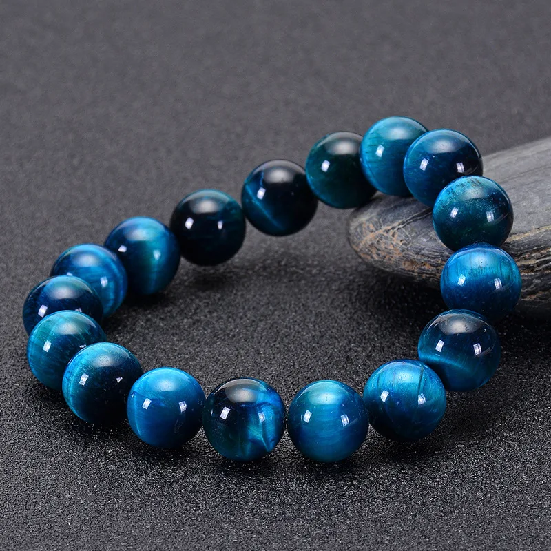 Bracelet Japonais œil de tigre bleu - Image 2